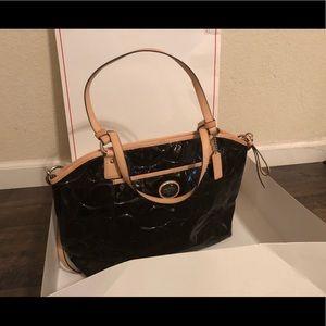 Coach patent leather satchel
